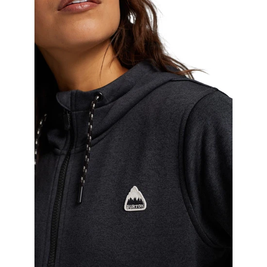 Damska Bluza Aktywna Burton Oak FZ (True Black Heather) FW23_5 thumbnail