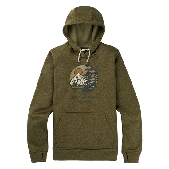Damska Bluza Aktywna Burton Oak PO (Martini Olive Heather) FW21_1