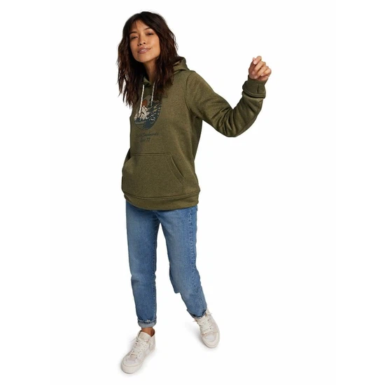 Damska Bluza Aktywna Burton Oak PO (Martini Olive Heather) FW21_5 thumbnail