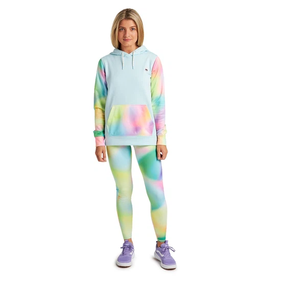 Damska Bluza Aktywna Burton Oak PO ( Iced Aqua Heather/Mirridescence) SS21_4 thumbnail