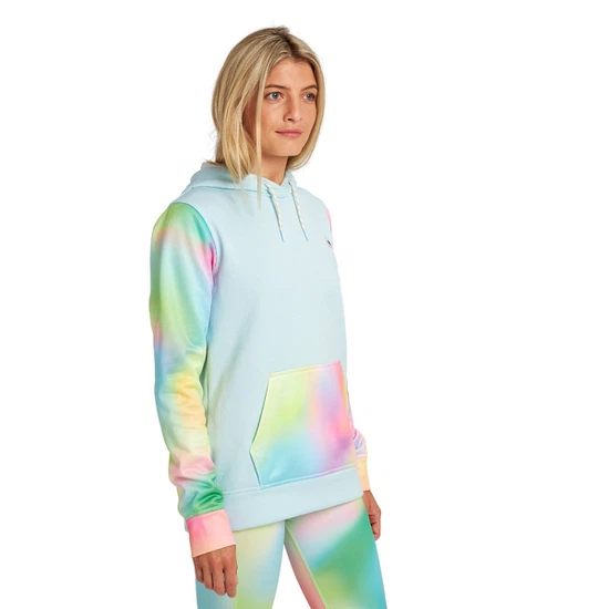 Damska Bluza Aktywna Burton Oak PO ( Iced Aqua Heather/Mirridescence) SS21_1 thumbnail