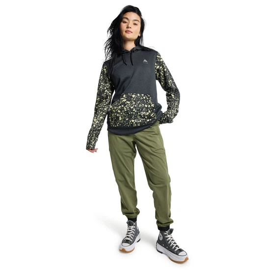 Damska Bluza Aktywna Burton Oak PO (True Black Heather/Sediment) FW24_3