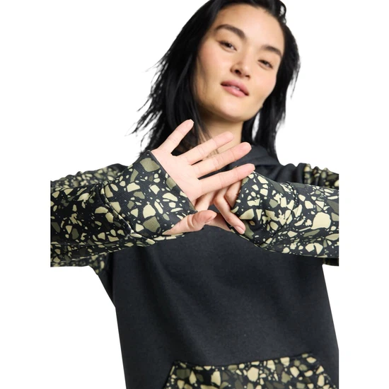 Damska Bluza Aktywna Burton Oak PO (True Black Heather/Sediment) FW24_4