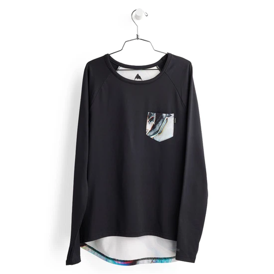 Damska Bielizna Aktywna Burton Roadie Tech Tee (True Black/Maalavidaa) FW22_1