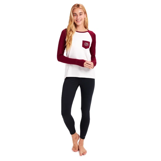 Damska Bielizna Aktywna Burton Roadie Tech Tee (Mulled Berry) FW22_2