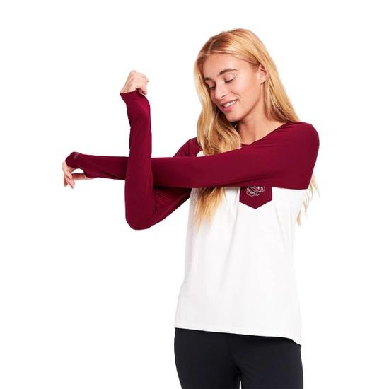 Damska Bielizna Aktywna Burton Roadie Tech Tee (Mulled Berry) FW22_3 thumbnail