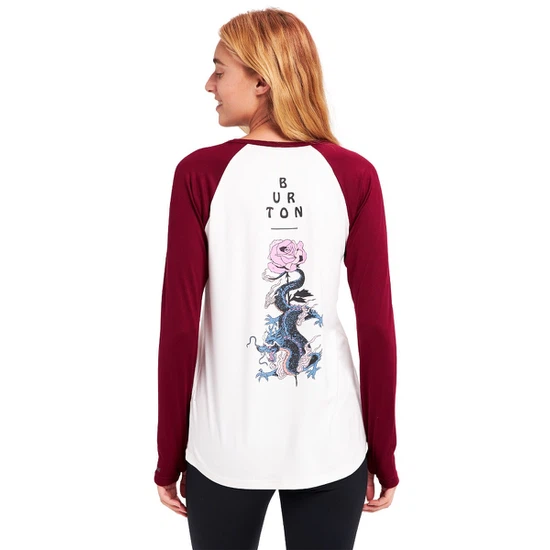 Damska Bielizna Aktywna Burton Roadie Tech Tee (Mulled Berry) FW22_4 thumbnail
