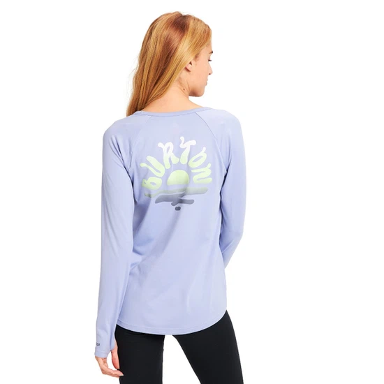 Damska Bielizna Aktywna Burton Roadie Tech Tee (Foxglove Violet) FW22_4 thumbnail