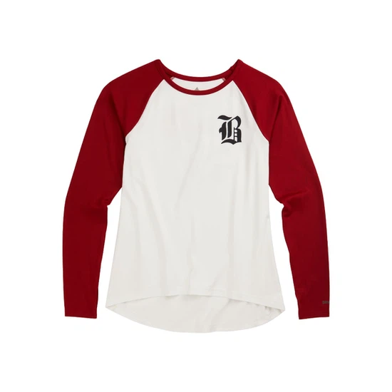 Damska Bielizna Aktywna Burton Roadie Tech Tee (Stout White/Sun Dried Tomato) FW23_4 thumbnail