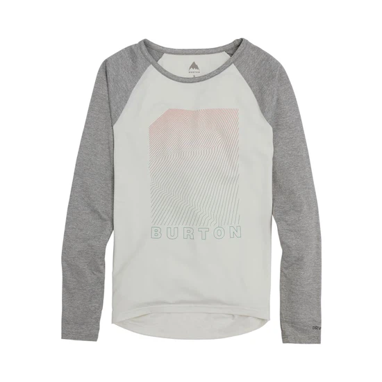 Damska Bielizna Aktywna Burton Roadie Tech Tee (Stout White/Gray Heather) FW24_4