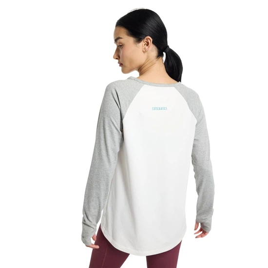 Damska Bielizna Aktywna Burton Roadie Tech Tee (Stout White/Gray Heather) FW24_2 thumbnail