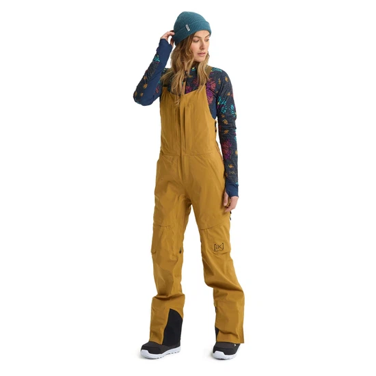 Damskie Spodnie Snowboardowe Burton AK GORE-TEX Kimmy 3L Bib (Wood Thrush) FW20_1