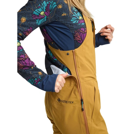 Damskie Spodnie Snowboardowe Burton AK GORE-TEX Kimmy 3L Bib (Wood Thrush) FW20_6