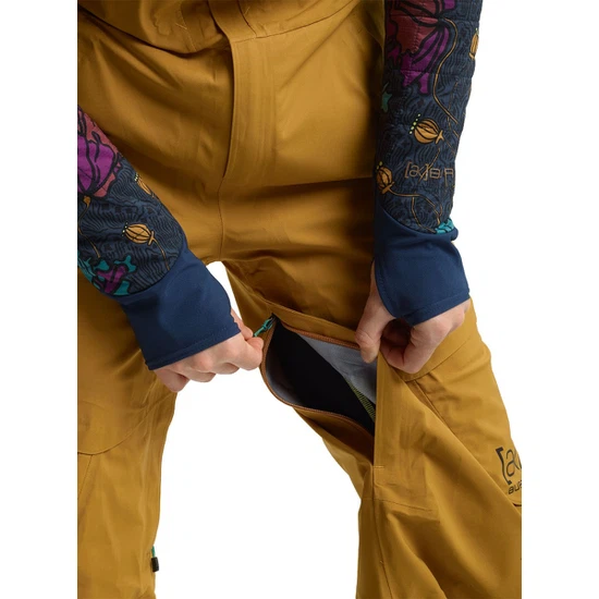 Damskie Spodnie Snowboardowe Burton AK GORE-TEX Kimmy 3L Bib (Wood Thrush) FW20_7