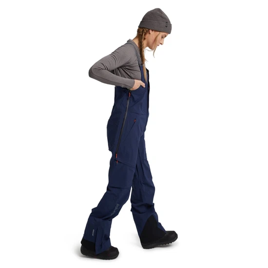 Damskie Spodnie Snowboardowe Burton AK GORE-TEX Kimmy 3L Bib (Dress Blue) FW22_3