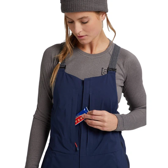 Damskie Spodnie Snowboardowe Burton AK GORE-TEX Kimmy 3L Bib (Dress Blue) FW22_6 thumbnail