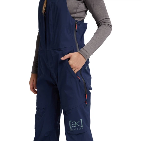 Damskie Spodnie Snowboardowe Burton AK GORE-TEX Kimmy 3L Bib (Dress Blue) FW22_5 thumbnail