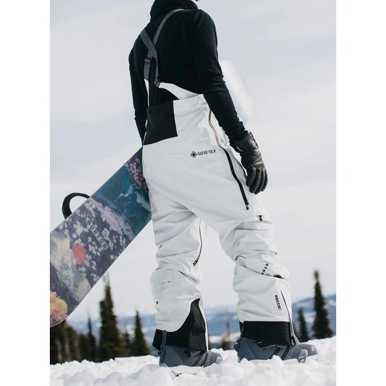 Damskie Spodnie Snowboardowe Burton AK GORE-TEX Kimmy 3L Bib (Gray Cloud) FW23_3