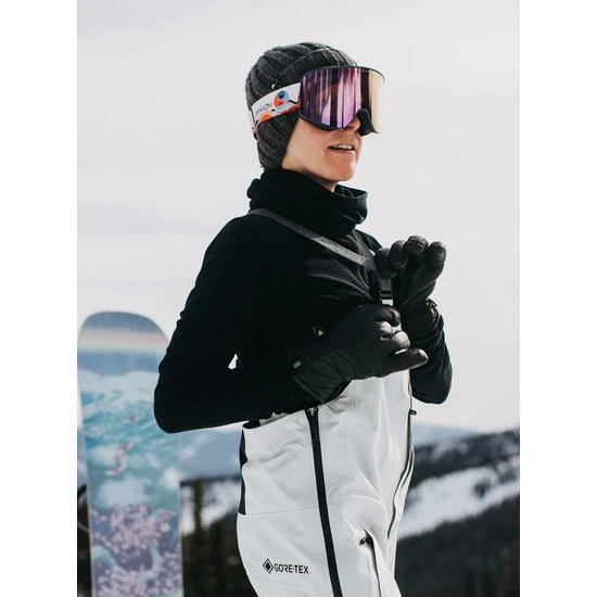 Damskie Spodnie Snowboardowe Burton AK GORE-TEX Kimmy 3L Bib (Gray Cloud) FW23_4