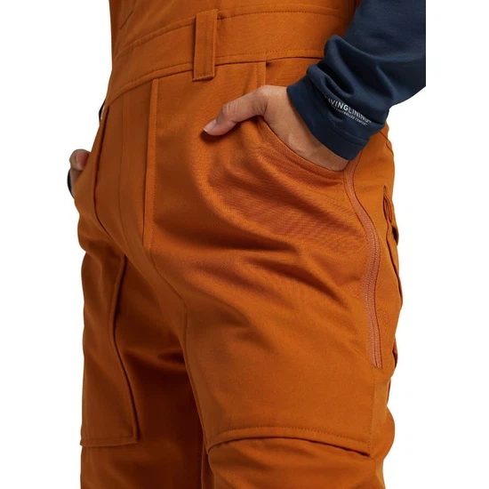 Damskie Spodnie Snowboardowe Burton Avalon Bib (True Penny) FW21_6