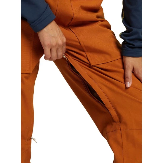 Damskie Spodnie Snowboardowe Burton Avalon Bib (True Penny) FW21_7 thumbnail