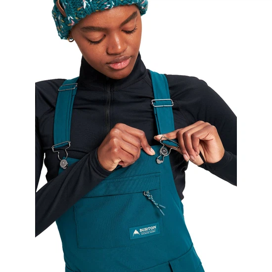 Damskie Spodnie Snowboardowe Burton Avalon Bib (Shaded Spruce) FW22_5