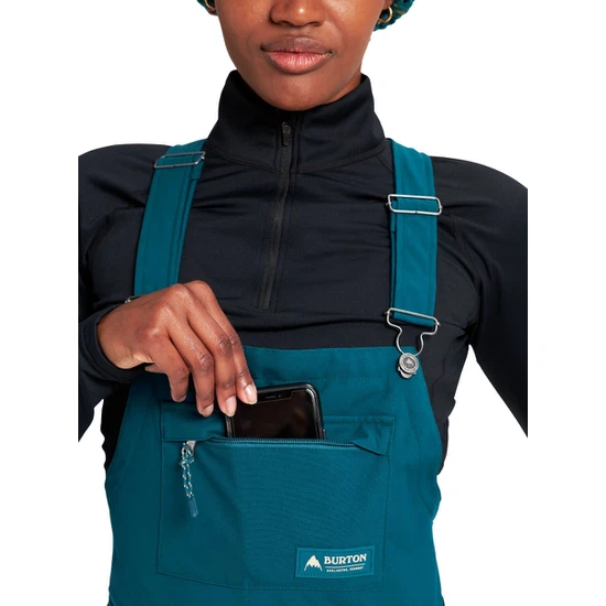 Damskie Spodnie Snowboardowe Burton Avalon Bib (Shaded Spruce) FW22_6 thumbnail