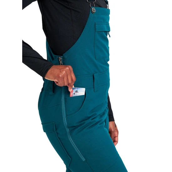 Damskie Spodnie Snowboardowe Burton Avalon Bib (Shaded Spruce) FW22_7 thumbnail