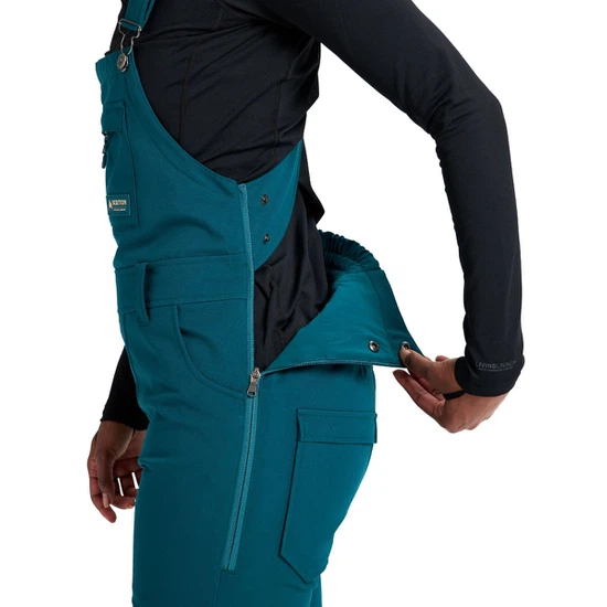 Damskie Spodnie Snowboardowe Burton Avalon Bib (Shaded Spruce) FW22_8 thumbnail