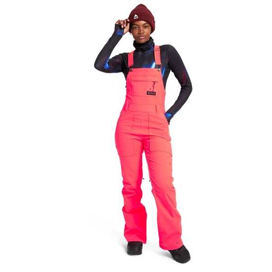 Damskie Spodnie Snowboardowe Burton Avalon Bib (Potent Pink) FW22_2