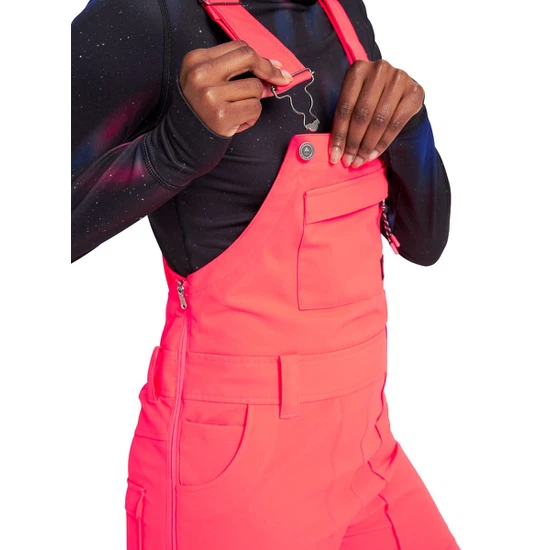 Damskie Spodnie Snowboardowe Burton Avalon Bib (Potent Pink) FW22_5