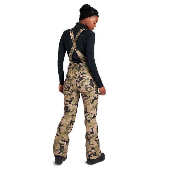Damskie Spodnie Snowboardowe Burton Avalon Bib (Martini Olive Terra Camo) FW22_4
