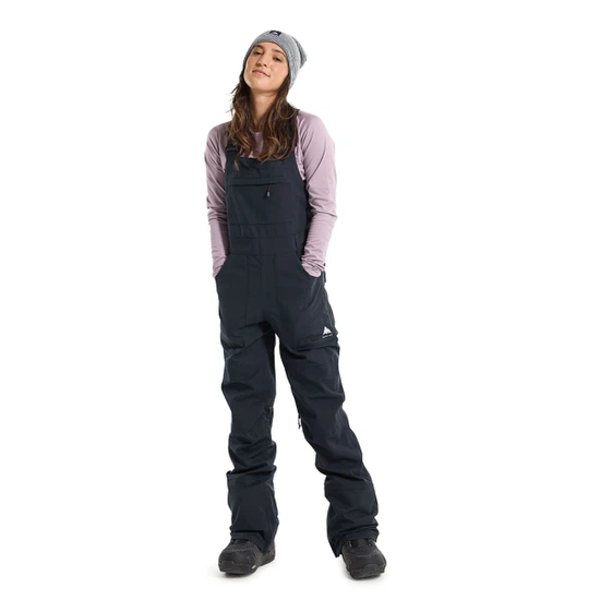 Damskie Spodnie Snowboardowe Burton Avalon 2L Stretch Bib (True Black) FW25_1