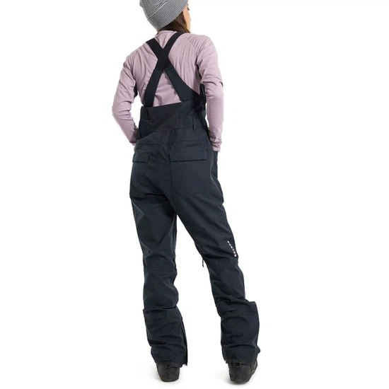 Damskie Spodnie Snowboardowe Burton Avalon 2L Stretch Bib (True Black) FW25_3