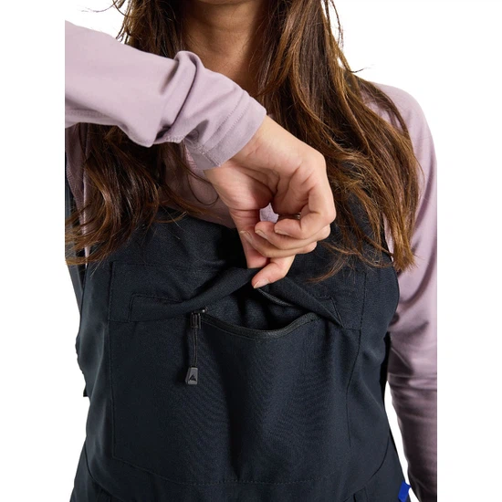 Damskie Spodnie Snowboardowe Burton Avalon 2L Stretch Bib (True Black) FW25_7