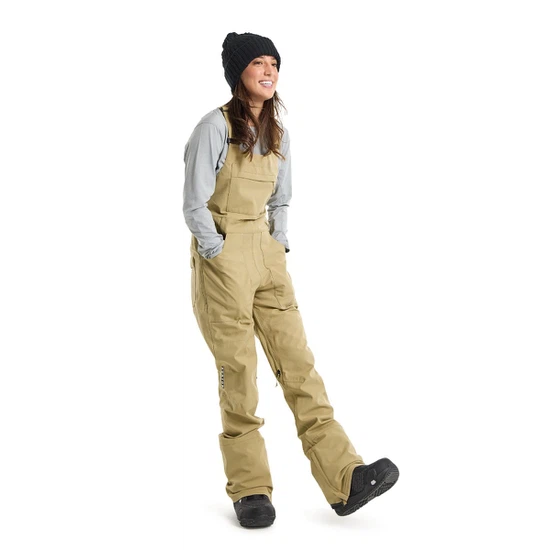 Damskie Spodnie Snowboardowe Burton Avalon Bib (Kelp) FW23_2 thumbnail