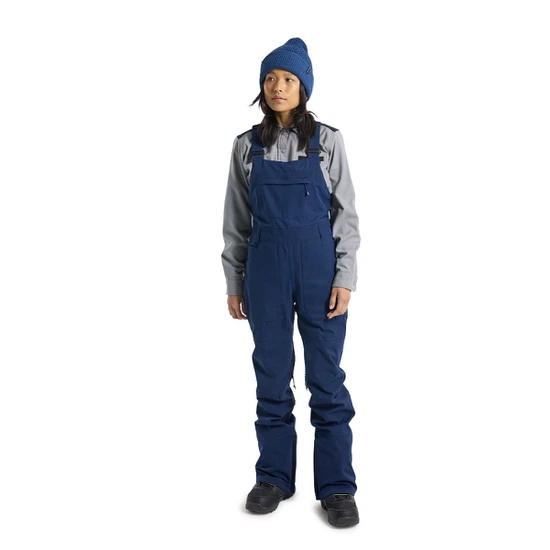 Damskie Spodnie Snowboardowe Burton Avalon Bib (Dress Blue) FW23_1 thumbnail