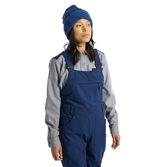 Damskie Spodnie Snowboardowe Burton Avalon Bib (Dress Blue) FW23_2