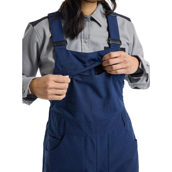 Damskie Spodnie Snowboardowe Burton Avalon Bib (Dress Blue) FW23_5