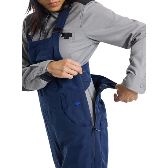 Damskie Spodnie Snowboardowe Burton Avalon Bib (Dress Blue) FW23_6 thumbnail