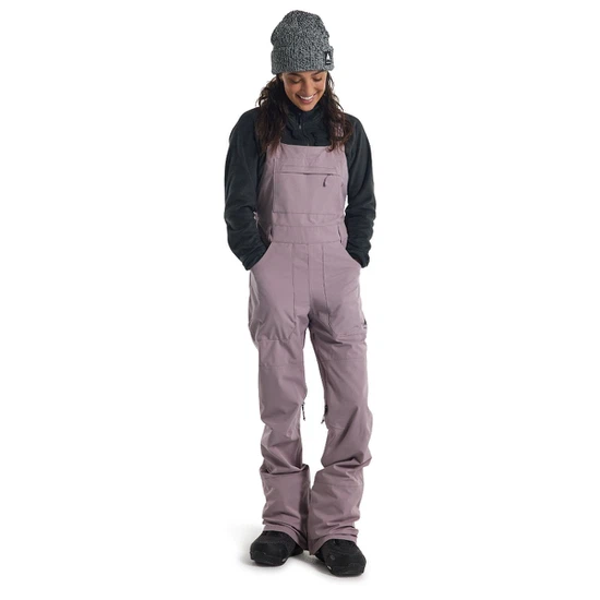 Damskie Spodnie Snowboardowe Burton Avalon Bib (Elderberry) FW24_1 thumbnail
