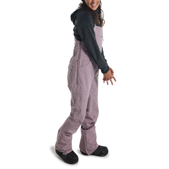 Damskie Spodnie Snowboardowe Burton Avalon Bib (Elderberry) FW24_2 thumbnail