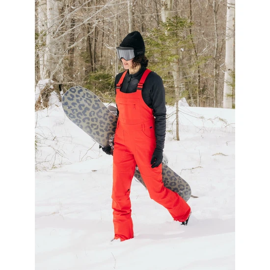 Damskie Spodnie Snowboardowe Burton Avalon Bib (Tomato) FW23_2 thumbnail