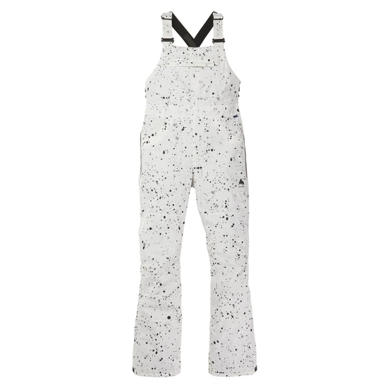 Damskie Spodnie Snowboardowe Burton Avalon Bib (Stout White Spatter) FW23_8 thumbnail