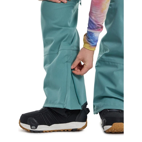 Damskie Spodnie Snowboardowe Burton Avalon Bib (Rock Lichen) FW24_6