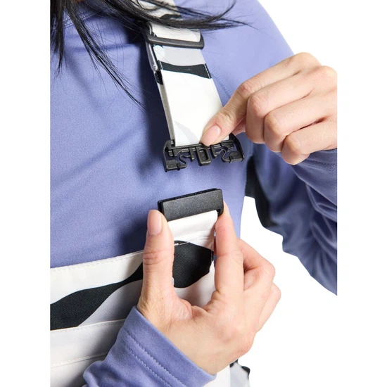 Damskie Spodnie Snowboardowe Burton Avalon Bib (Stout White Cookie Camo) FW24_4