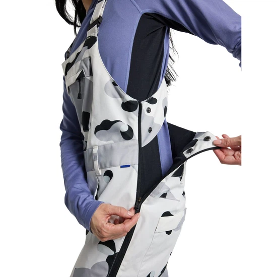 Damskie Spodnie Snowboardowe Burton Avalon Bib (Stout White Cookie Camo) FW24_6 thumbnail