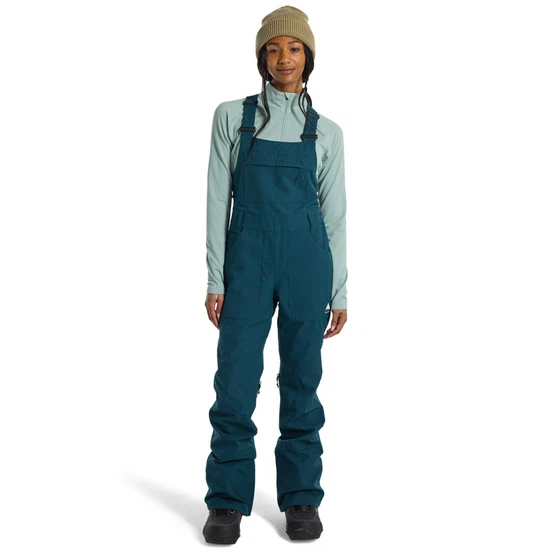 Damskie Spodnie Snowboardowe Burton Avalon 2L Stretch Bib (Deep Emerald) FW25_3 thumbnail