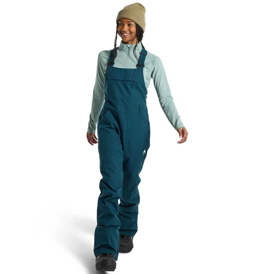Damskie Spodnie Snowboardowe Burton Avalon 2L Stretch Bib (Deep Emerald) FW25_1 thumbnail