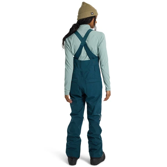 Damskie Spodnie Snowboardowe Burton Avalon 2L Stretch Bib (Deep Emerald) FW25_2 thumbnail